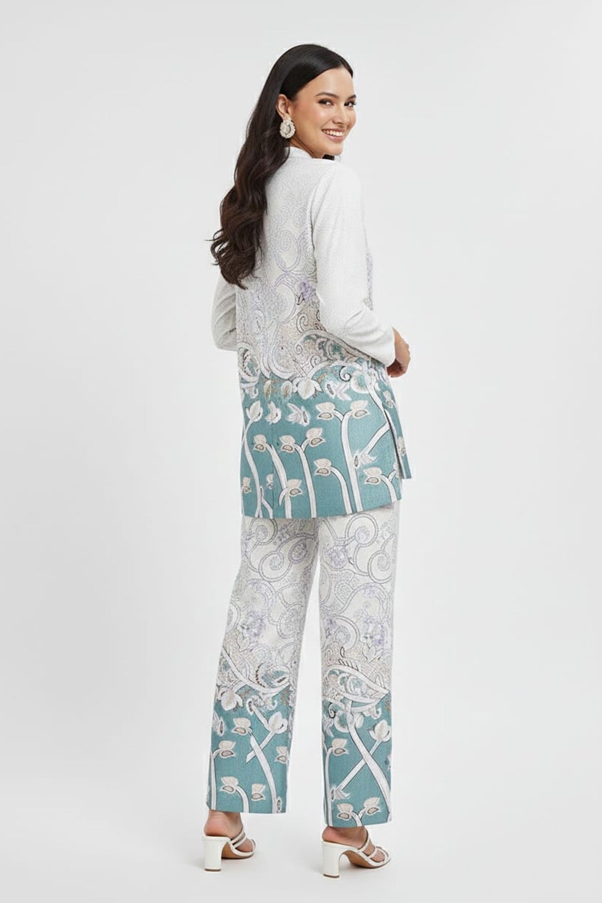 Printed Crepe Co-ord Set