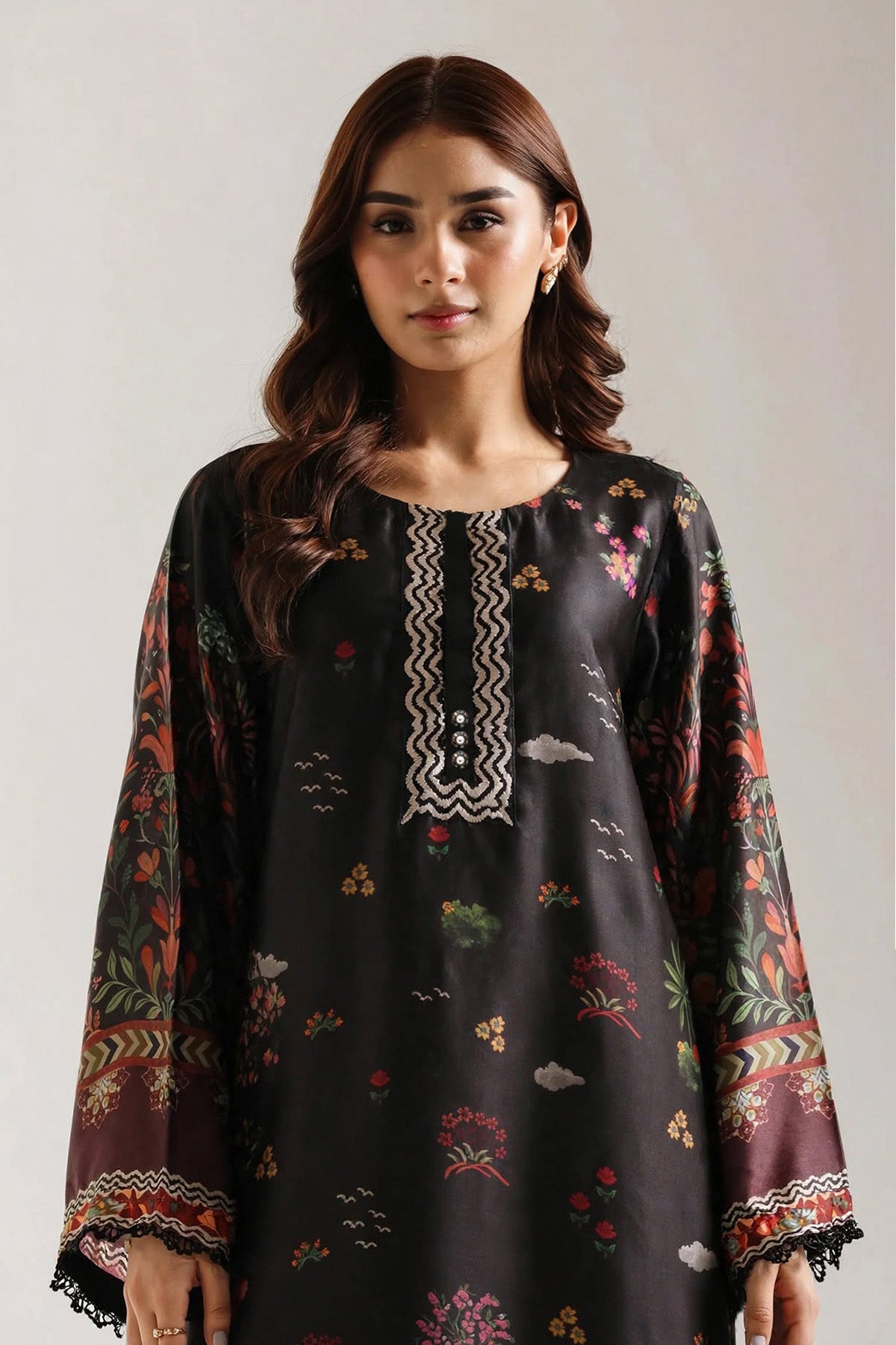 Printed Kaftan Dress