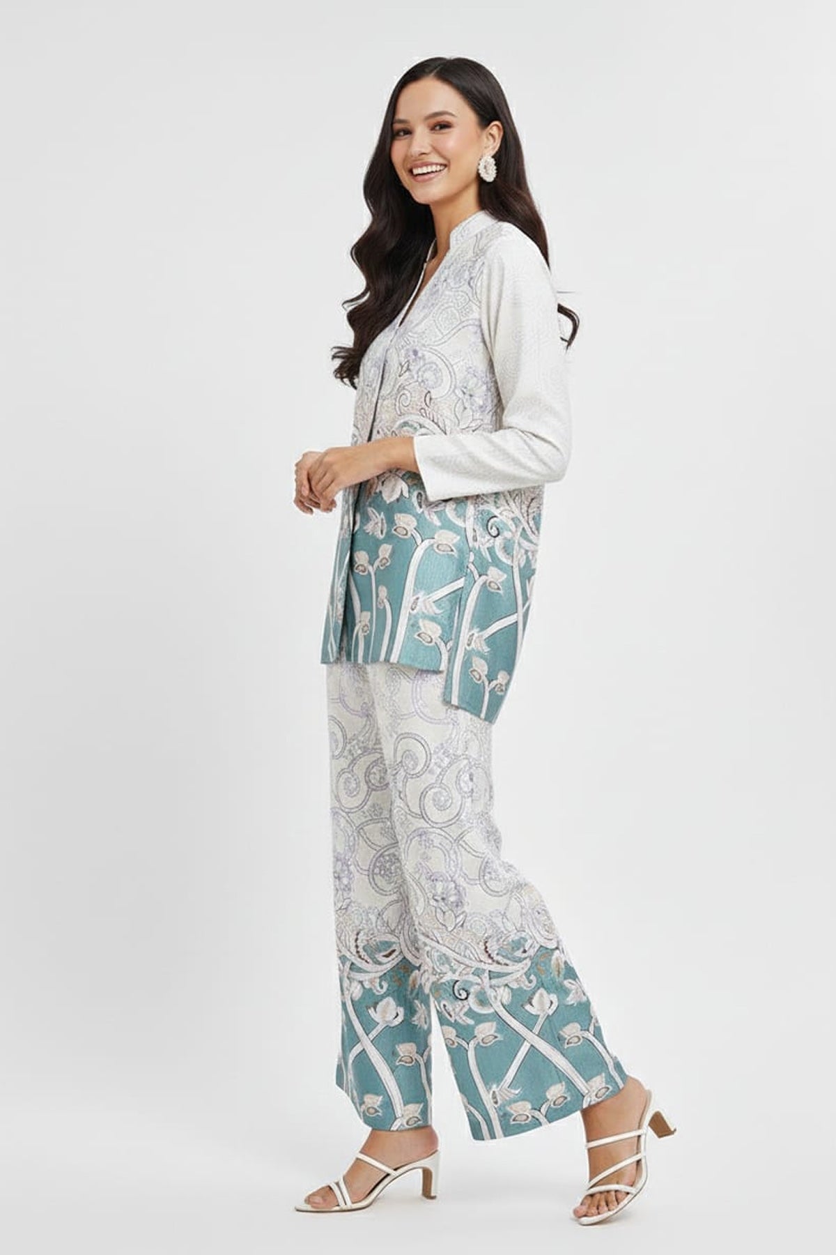 Printed Crepe Co-ord Set