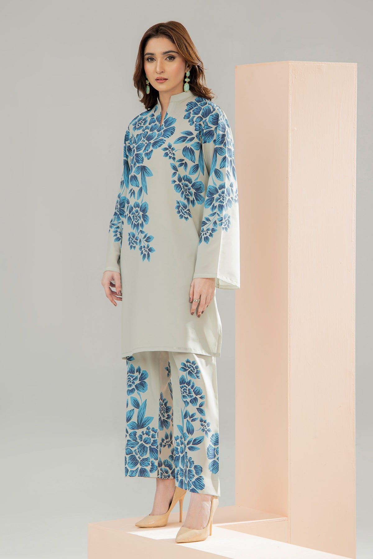 Printed Crepe Co-ord Set