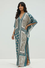 Printed Kaftan Dress
