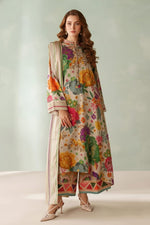 3 Piece Khaddar Suit-Printed