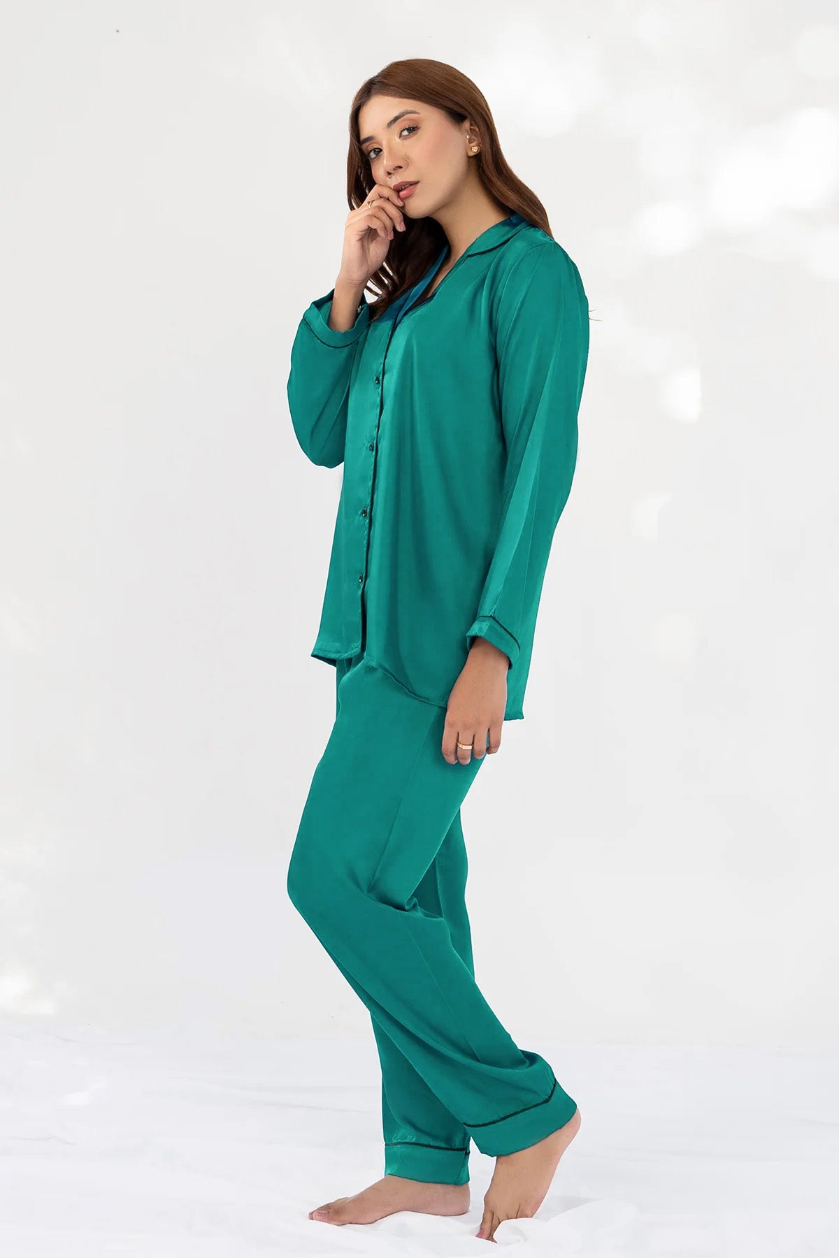 Dyed Silk Night Dress