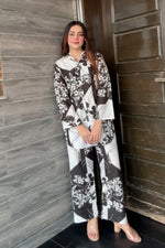 Printed Crepe Co-ord Set