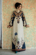 Printed Kaftan Dress