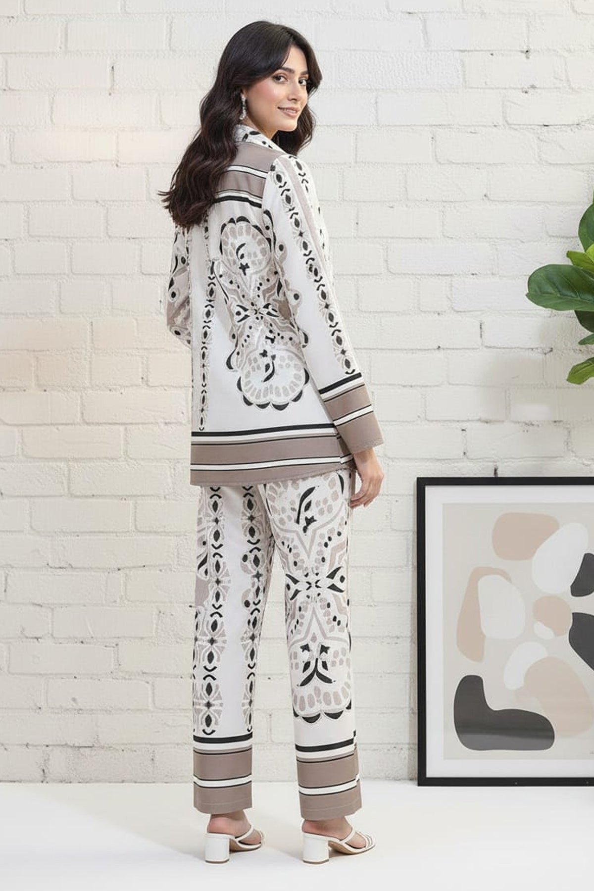 Printed Crepe Co-ord Set