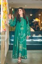 Printed Kaftan Dress