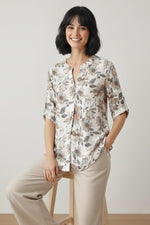 Printed Crepe Co-ord Set