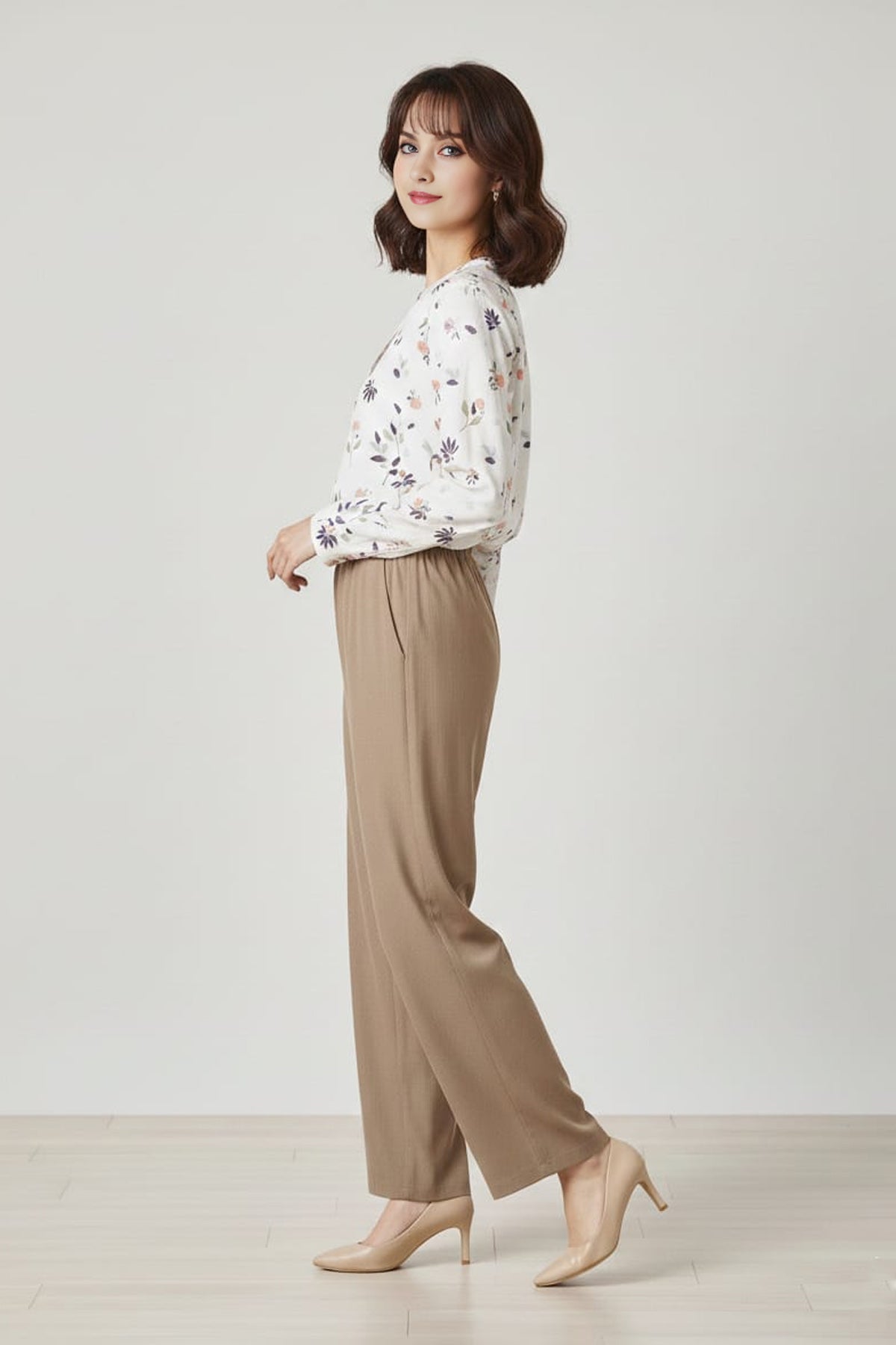 Printed Crepe Co-ord Set