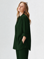 Green Crepe Co-ord Set