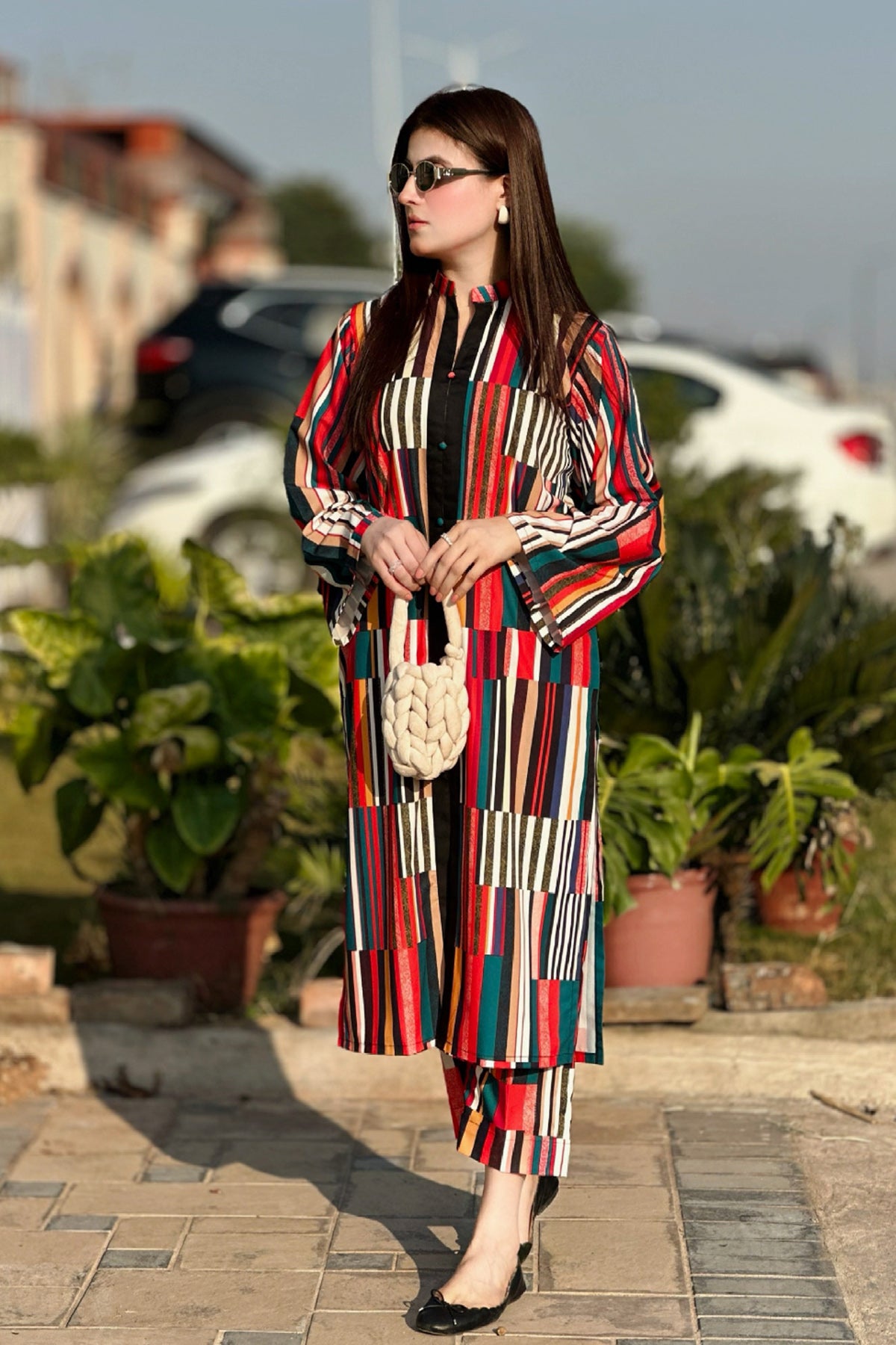 Multi Color Stylish Dress