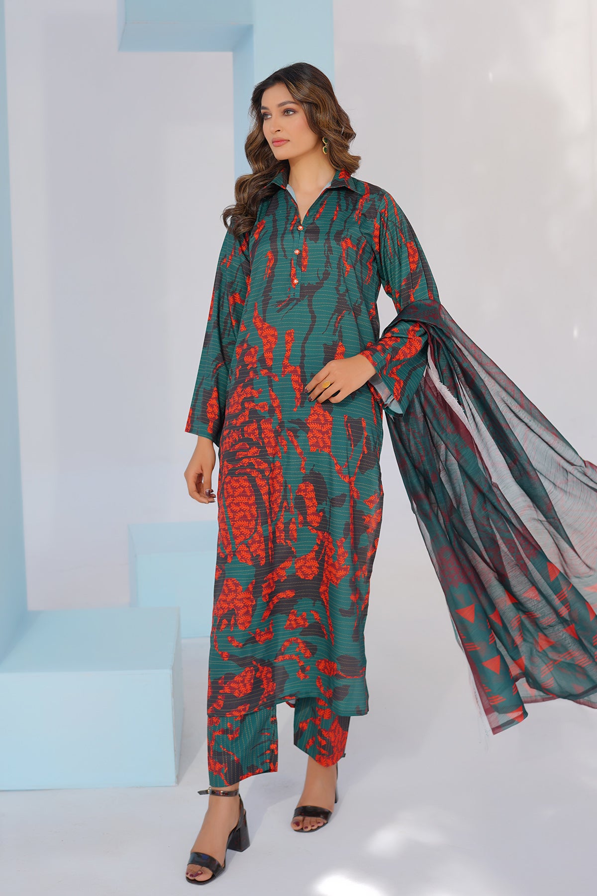 Digital Printed 3Piece (Pret)