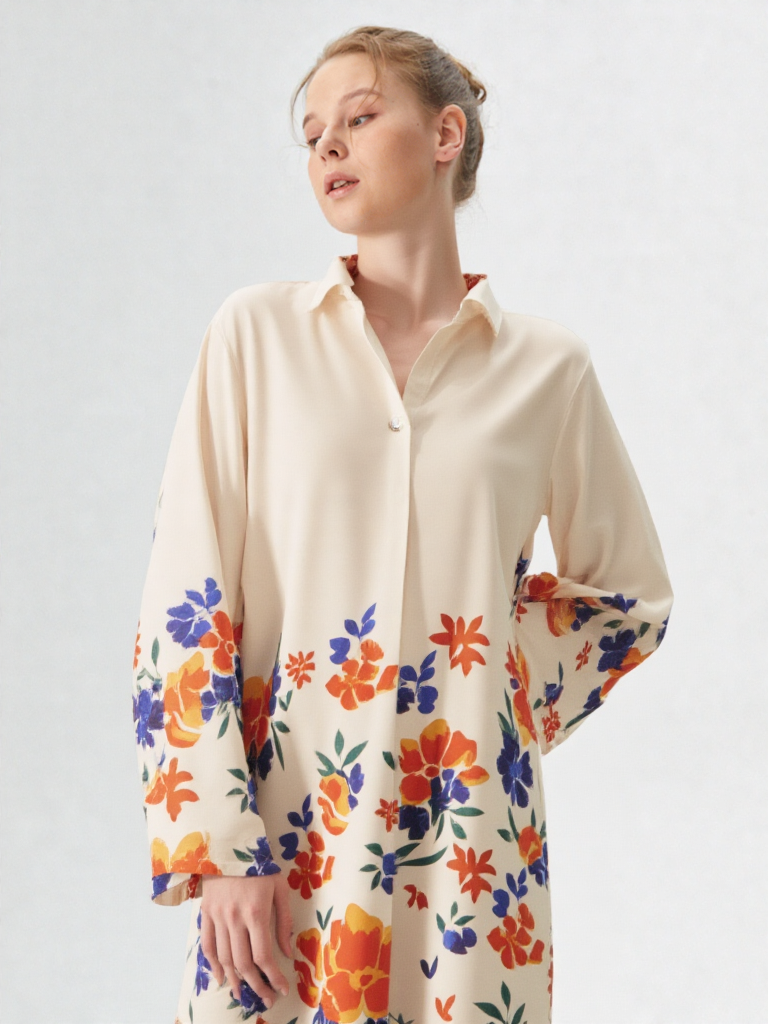 Printed Crepe Co-ord Set