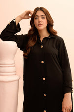 Black Buttoned Dress