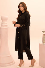 Black Buttoned Dress