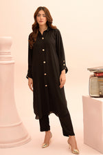 Black Buttoned Dress