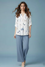 Printed Crepe Co-ord Set