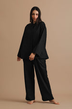 Black Crepe Co-ord Set