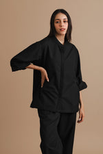 Black Crepe Co-ord Set