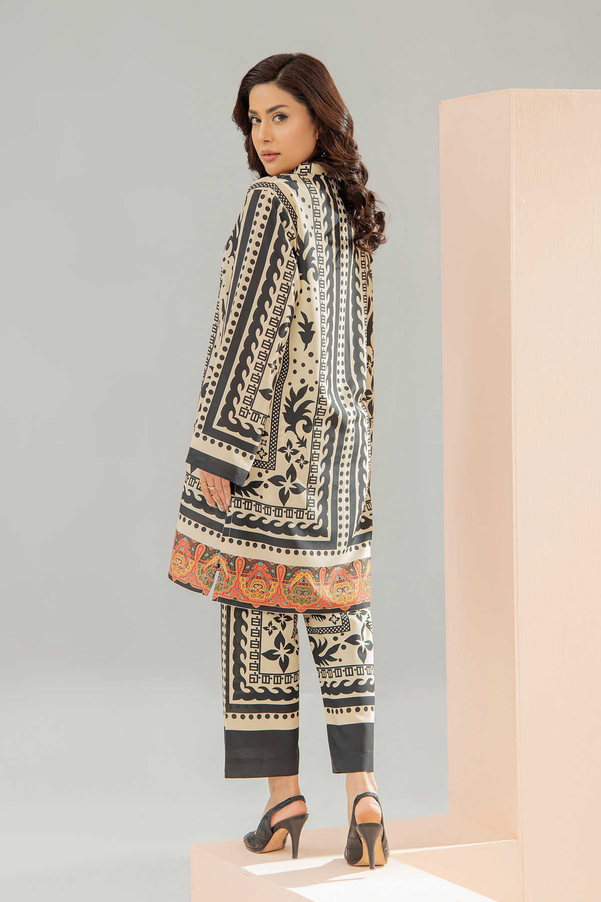 Printed Crepe Co-ord Set