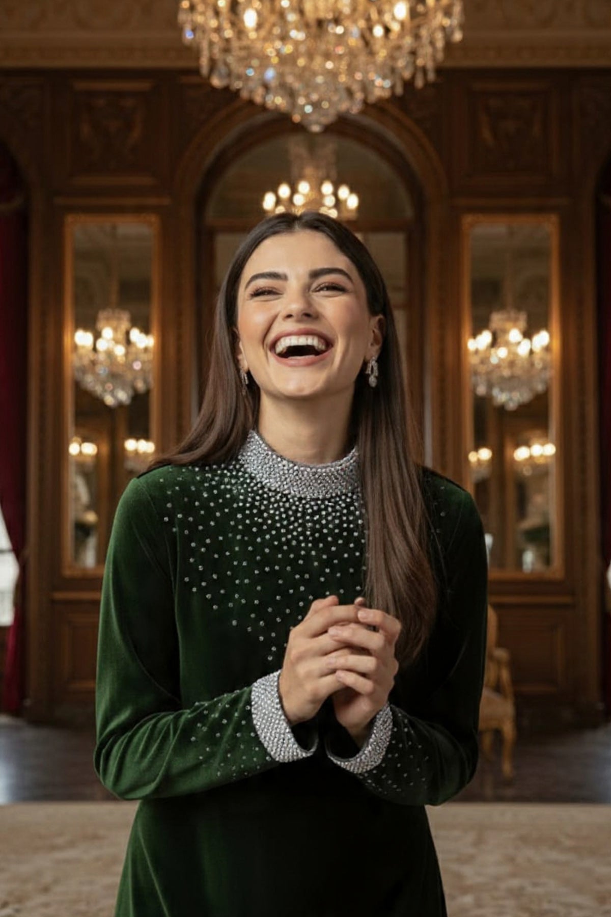 Velvet Aaril Long Dress