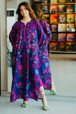 Printed Kaftan Dress