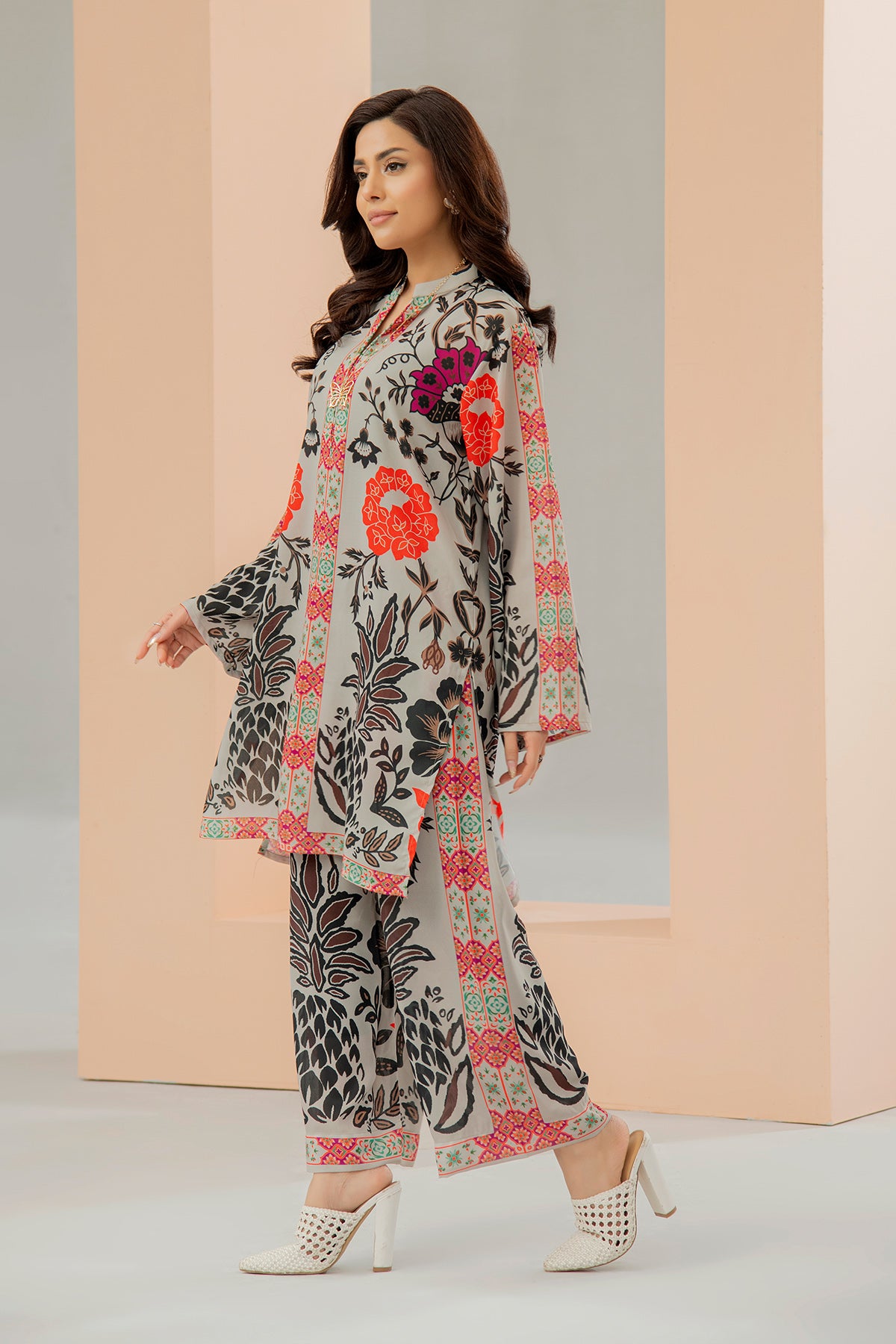 Printed Crepe Co-ord Set