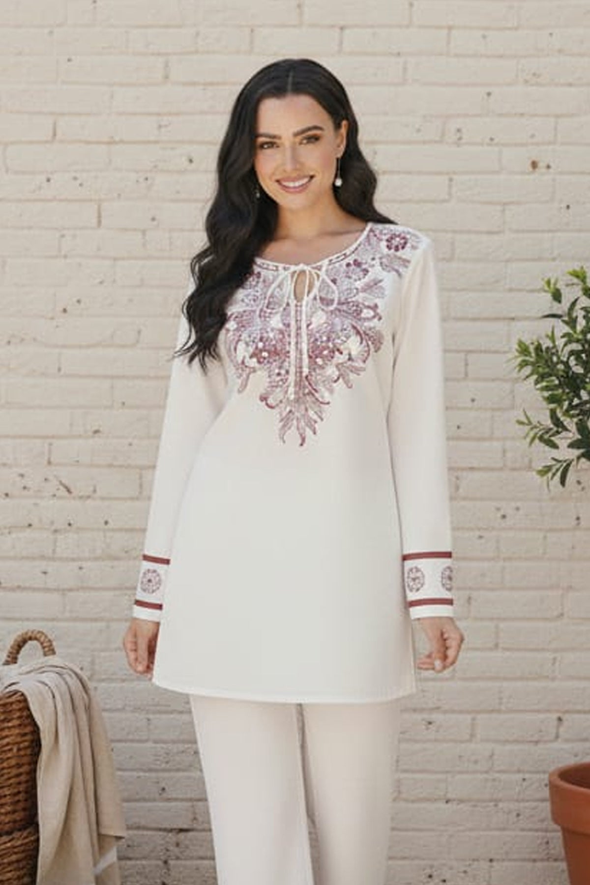 Printed Crepe Co-ord Set