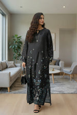 Printed Kaftan Dress