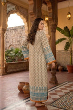 Printed Kaftan Dress