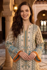Printed Kaftan Dress