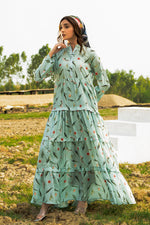 Printed Cotton Silk Maxi