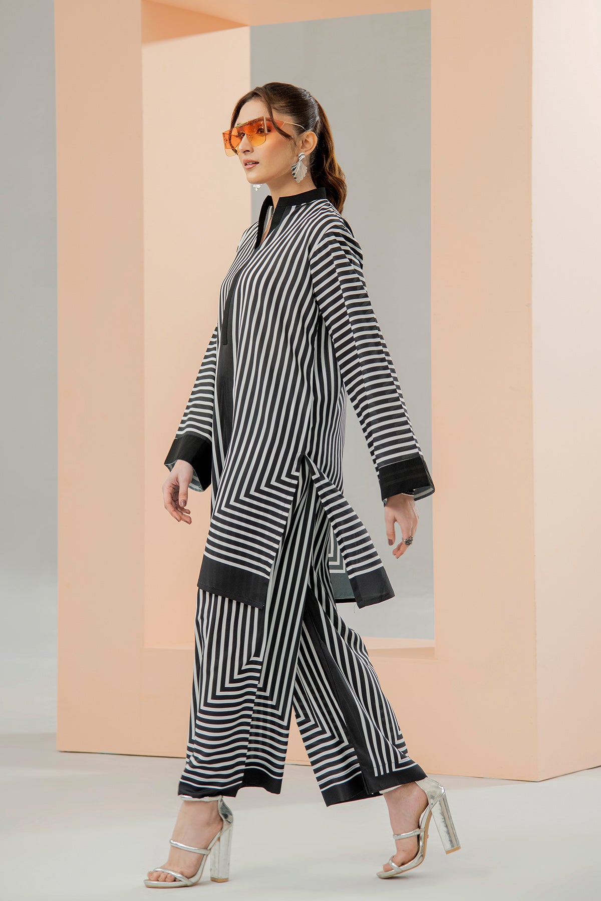 Printed Crepe Co-ord Set