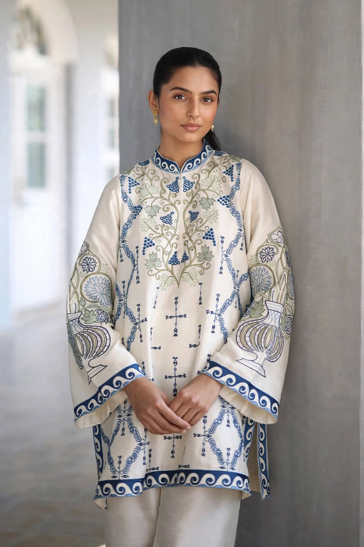 Printed Crepe Co-ord Set