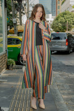 Multi-Color Shrug Dress (3Piece)