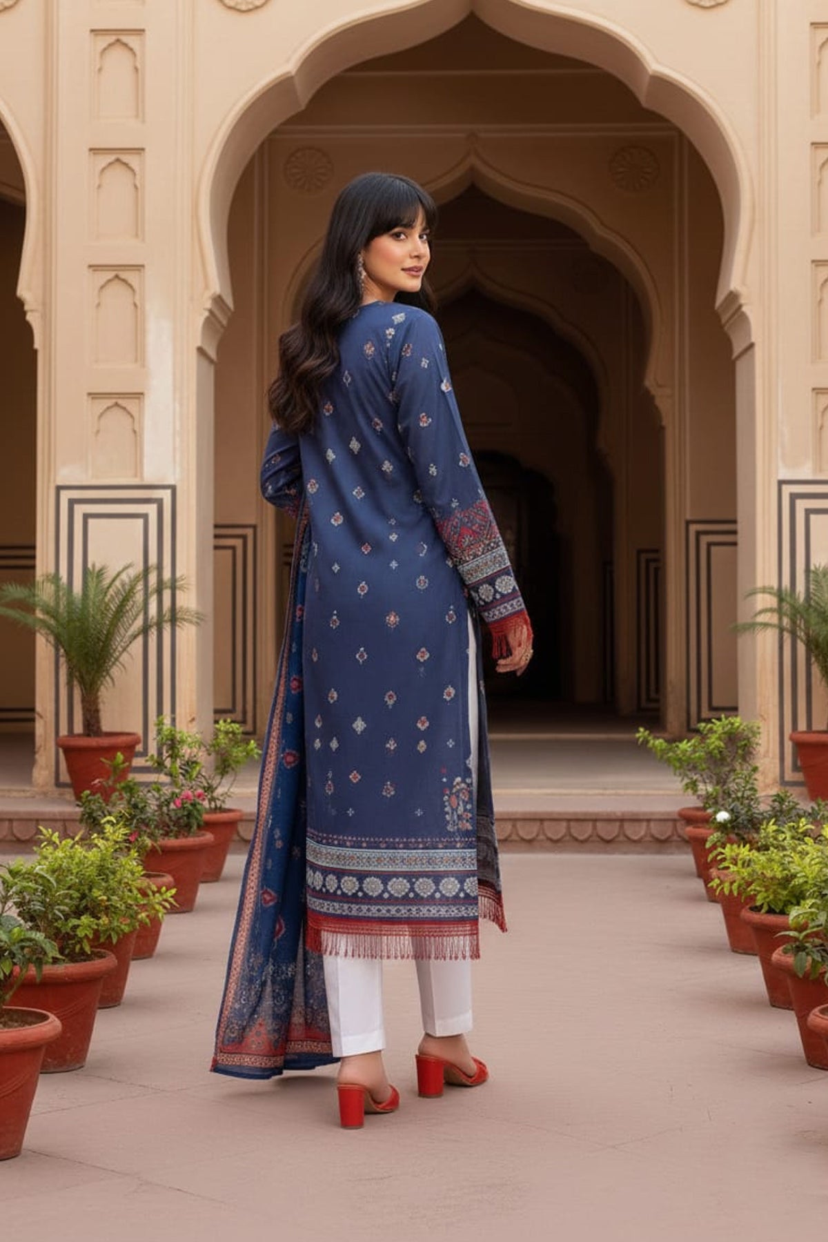 Digital Printed Lawn 3Piece (Pret)