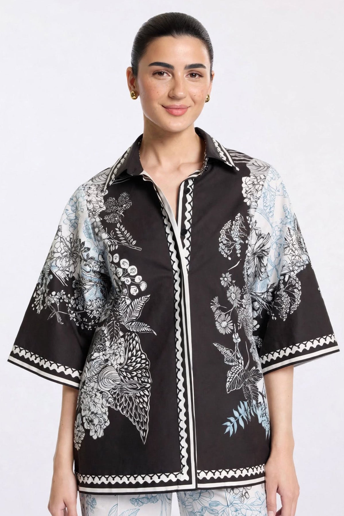 Printed Crepe Co-ord Set