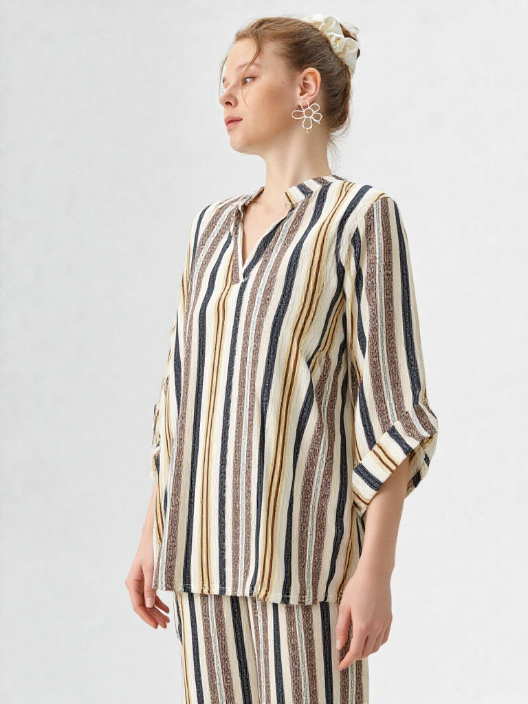 Printed Khaddar Co-ord Set