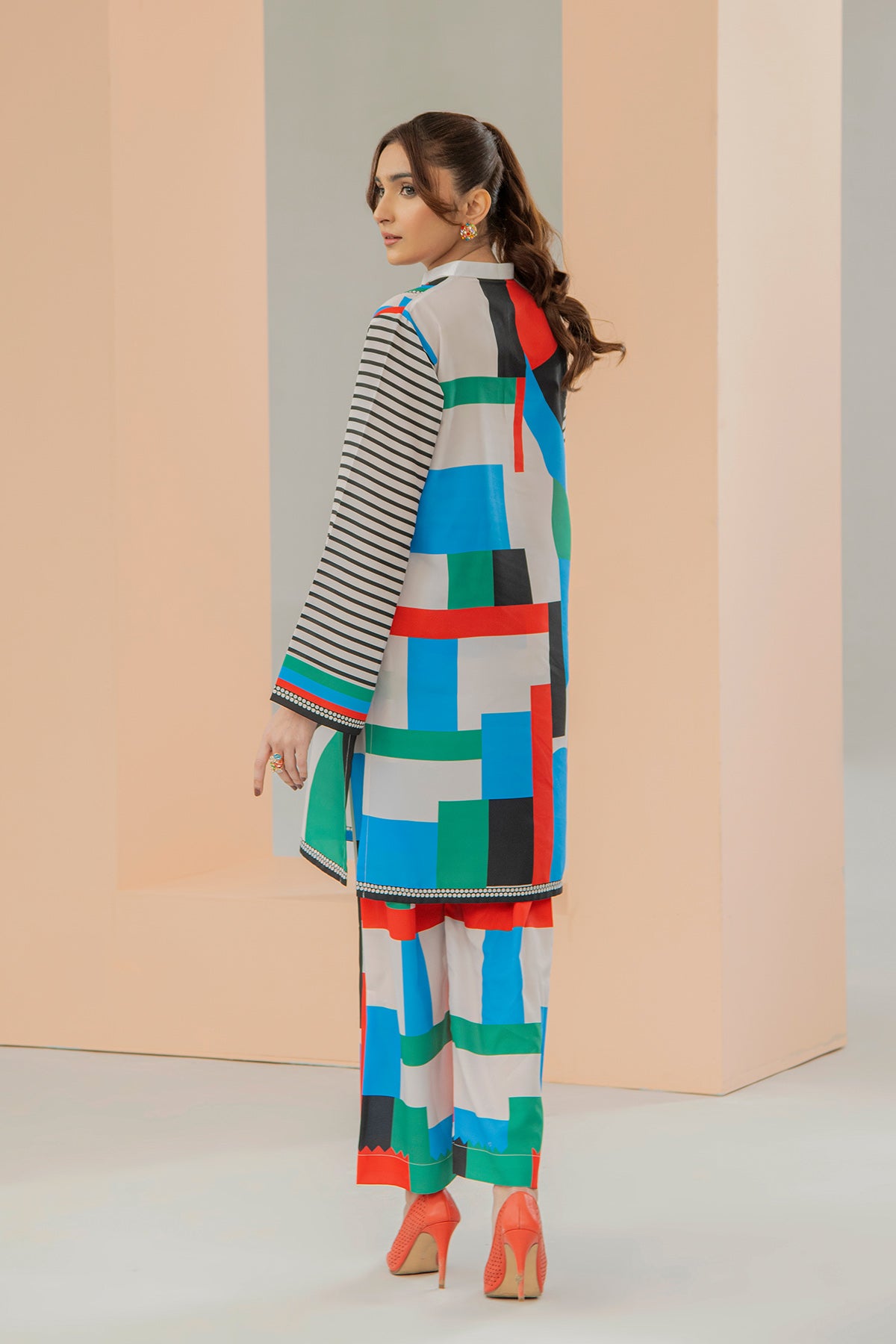 Printed Crepe Co-ord Set