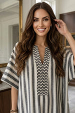 Printed Kaftan Dress