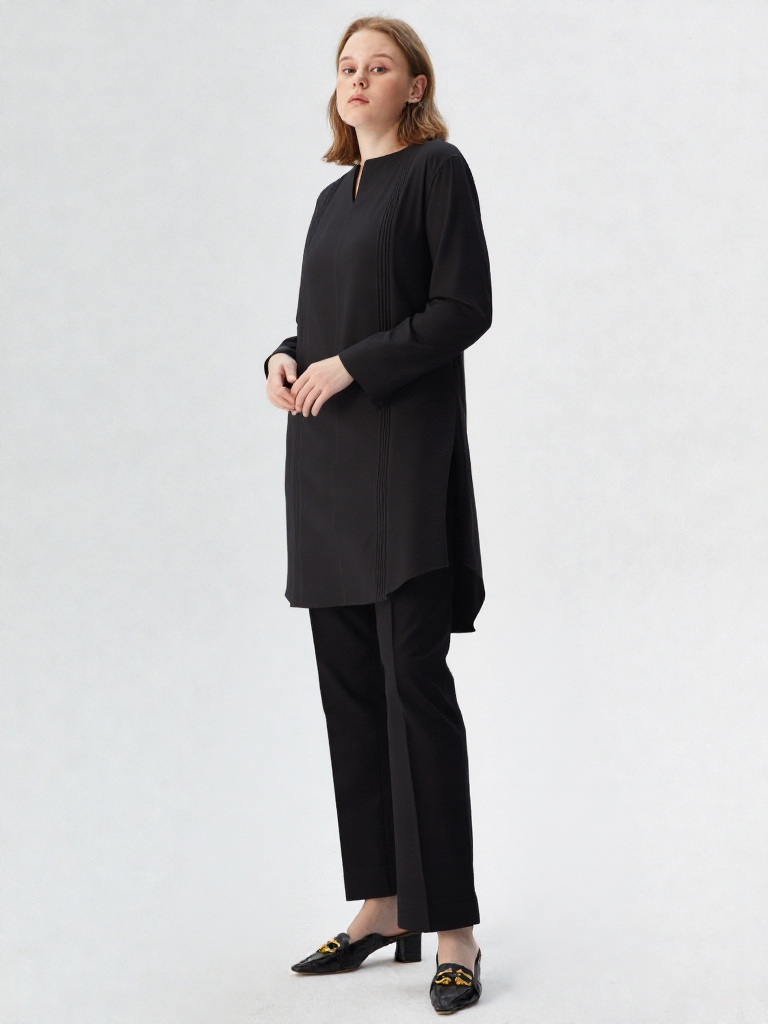 Black Crepe Co-ord Set