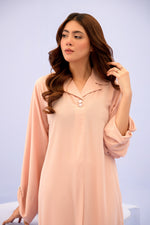 Peach Colar Dress