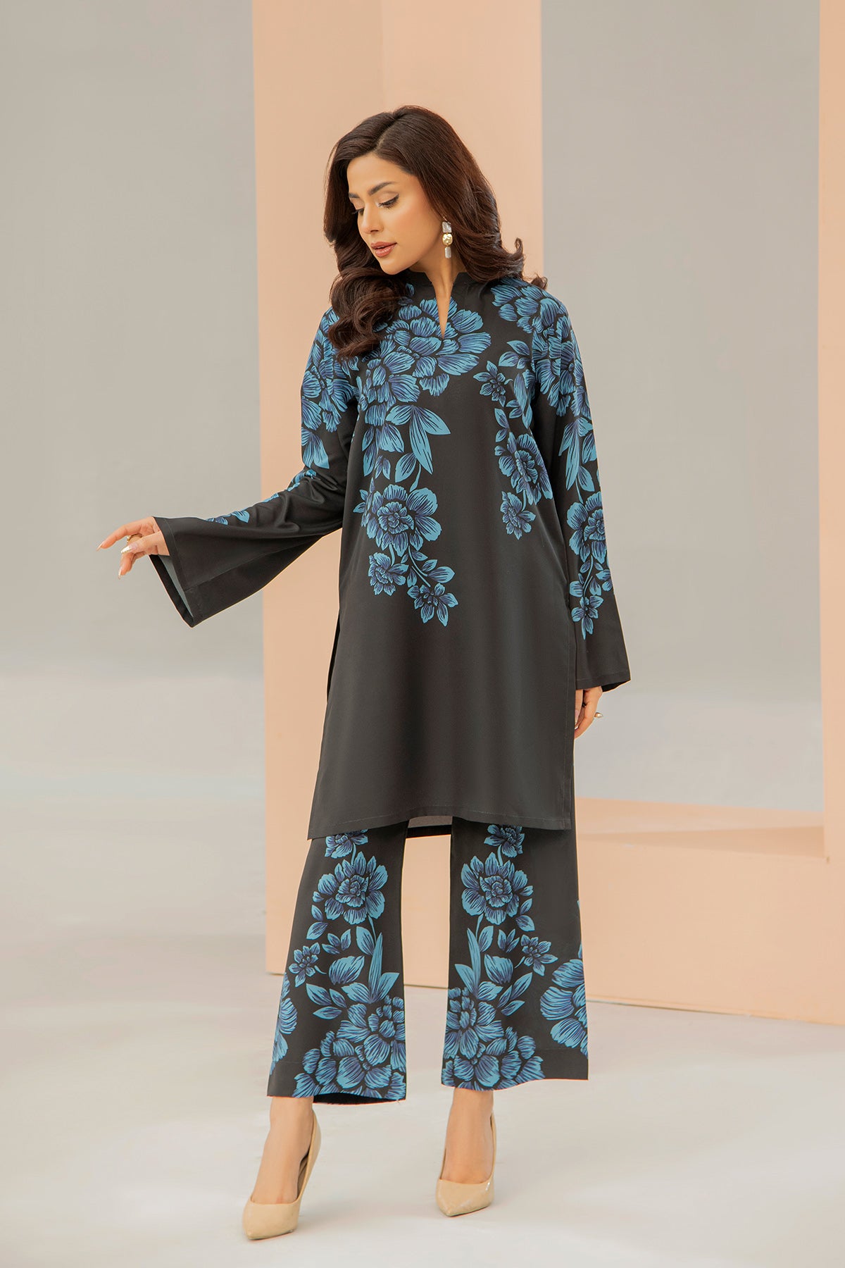 Printed Crepe Co-ord Set