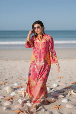 Printed Kaftan Dress