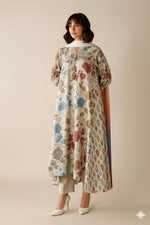 3 Piece Khaddar Suit-Printed