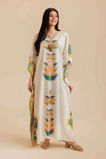 Printed Kaftan Dress