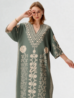 Kopar Kaftan Dress
