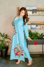 Printed Kaftan Dress