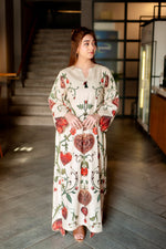 Printed Kaftan Dress