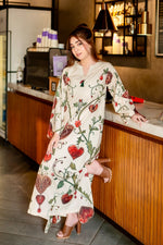 Printed Kaftan Dress